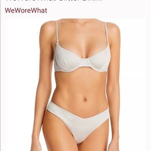 WeWoreWhat Glitter Bikini